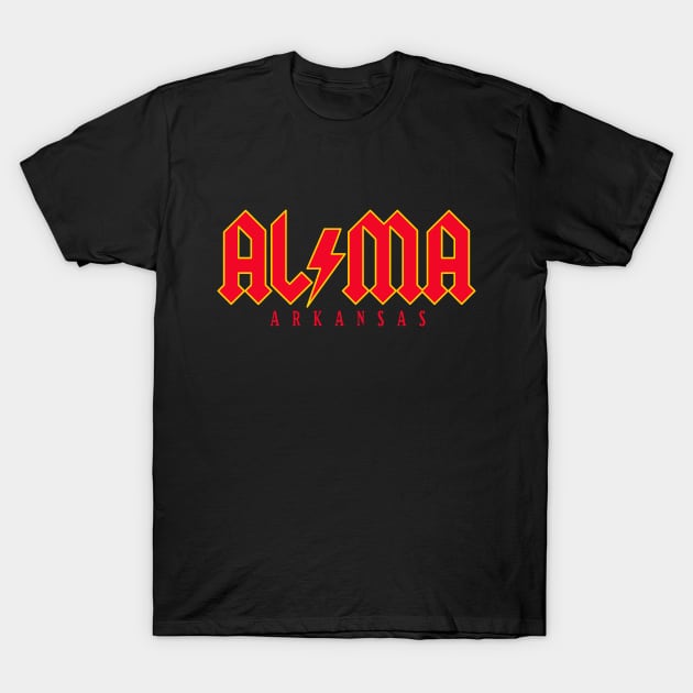 Alma, Arkansas T-Shirt by rt-shirts